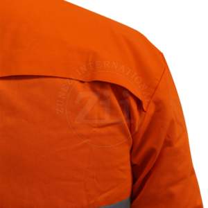 Overol de Alta Visibilidad Azul Ignífugo de Poliéster de Alta Calidad, Diseño Ligero, Características Reflectantes, Resistente al Desgaste, Resistente al Viento, CE - Product Image 5