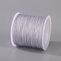 0,8 mm 50 meter/rol DIY Sieraden Gevlochten Accessoires Chinese Knoop Nylon Jade Draad Koord voor het maken van kettingen en armbanden