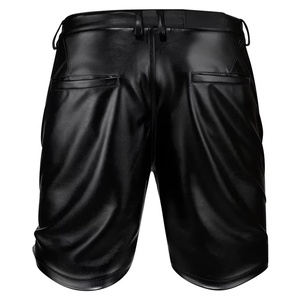 High Quality Leather <b>Shorts</b> Custom Logo Design OEM Breathable Eco-Friendly Casual Summer Wear Customized Color Leather <b>Shorts</b> - Product Image 6