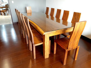 เก้าอี้ทานข้าวไม้สักคลาสสิกสมัยใหม่ ดีไซน์ตามหลักสรีรศาสตร์ เฟอร์นิเจอร์ห้องอาหารที่ทนทาน - Product Image 5