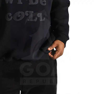 Vente en gros OEM 2025 Nouveau design Logo personnalisé Impression en relief 100% coton Pull à capuche lourd d'hiver pour hommes Haute qualité - Product Image 6