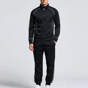 Veste d'entraînement sportive à fermeture éclair OEM, pantalon de football, vêtements de sport, survêtement de football pour hommes - Product Image 2