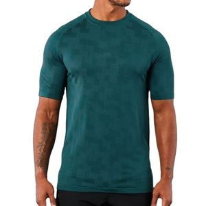 T-shirt léger à manches courtes, 100% coton, respirant, écologique, séchage rapide, personnalisable avec logo OEM, pour le sport et le fitness. - Product Image 3