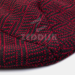 Wholesale Custom Logo Digital Printing 100% Wool Trendy High Quality Warm Winter Knitted Beanies Hats - Product Image 4