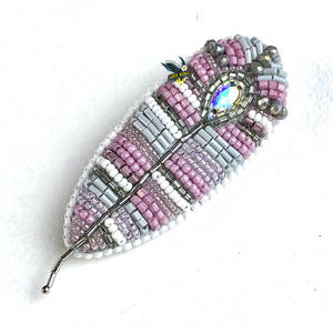 Latest Embroidered Beaded <b>Brooches</b> Custom Design Beaded <b>Brooches</b> Different Shapes Beaded <b>Brooches</b> - Product Image 2