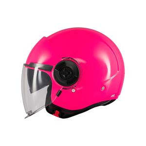 Casco de Motocicleta MT Helmets Viale SV S Solid A8 Rosa Brillante, Estilo Retro con Visera Abatible, Talla XL, Nuevo, para Mujer, Verano, Urbano-Turismo - Product Image 4