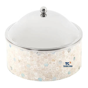 Cazuela de lujo de estilo árabe, diseño personalizado, olla de Metal nácar, equipo de calentamiento y sujeción de alimentos al por mayor - Product Image 3