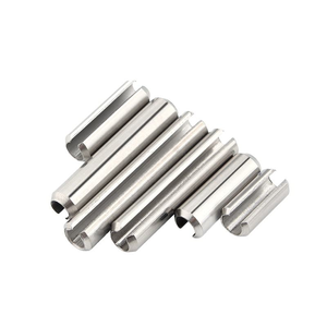Pasador de Resorte DIN 1481, Pasador de Resorte Helicoidal de 12 mm, Superficie Brillante, Acero Inoxidable 416, Acero para Moldes y Maquinaria - Product Image 1