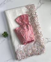 Nouveau concepteur Tebby Organza soie avec fil broderie Saree fabricant et fournisseur de Surat au taux le plus bas