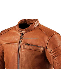 Chaquetas de Motociclismo Ligeras para Mujer 2026, Chaqueta de Cuero Genuino Transpirable con Cierre Frontal Estilo Biker - Product Image 6