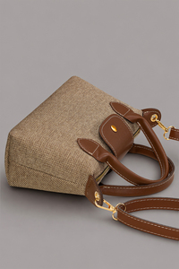 OEM ODM Fashion Woven Fabric Tote Bag Women's <b>Small</b> <b>Handbag</b> - Product Image 4