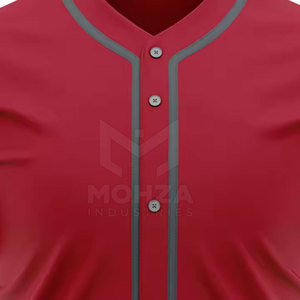 Nueva Llegada, Ropa Deportiva, Nombre Personalizado Impreso, Tela 100% Poliéster, Mejor Precio, Jersey para Práctica de Bateo - Product Image 5