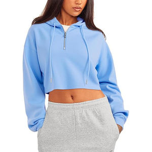 Modern Sexy Hoodie Women Short Cropped Top Hooded Cotton Pullover Long Sleeve Streetwear Fashion Casual Comfort <b>Sweatshirt</b> - Product Image 1