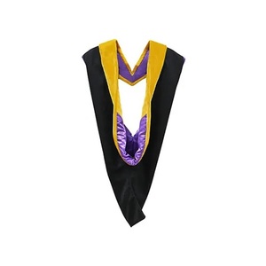 Conjunto de Túnica de Graduación para Estudiantes, Venta al por Mayor, Túnica Académica Ligera de Poliéster para Ceremonias Escolares - Product Image 5