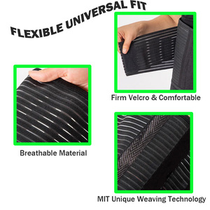 Ceinture de soutien lombaire réglable, respirante et élastique pour soulager les douleurs dorsales, correction de la posture, type enveloppant pour adulte - Product Image 6