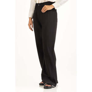 กางเกงขายาวทรงตรงสไตล์ลำลองสำหรับฤดูใบไม้ร่วง ระบายอากาศได้ดี เอวกลาง สีวอช รุ่น WM-NDJ-SS25-009 ไซส์ XS และ XL - Product Image 2