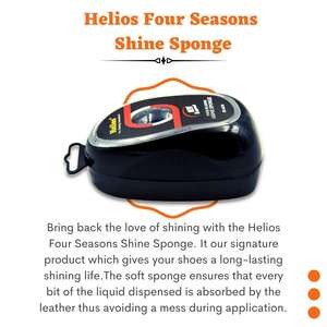 Helios Four-Season Shine Sponge Vernis à chaussures toute l'année Portable pour chaussures brillantes avec surface propre - Product Image 2
