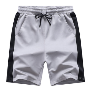 Pantalones cortos informales para correr en gimnasio para hombre, venta al por mayor, LICRA/poliéster personalizado, color personalizado transpirable sólido, precio bajo - Product Image 1