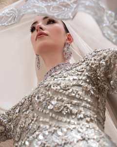 Fabricante personalizado mujer tradicional afgano elegante seda Salwar Kameez tradicional afgano étnico prenda 539 piezas para - Product Image 6