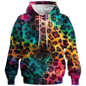 Sweat à capuche tie-dye pour homme, respirant, coupe-vent, personnalisé, 100% coton, 300 GSM, pour l'hiver, la remise en forme et la salle de sport - Product Image 6