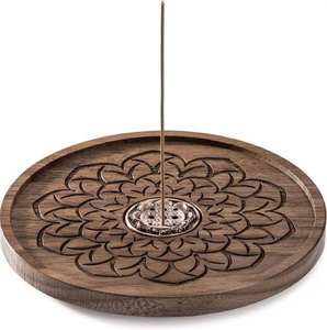 Brûleur d'encens en bois écologique Madkhan Idéal pour la relaxation, la méditation et la décoration de la maison en provenance d'Inde - Product Image 2