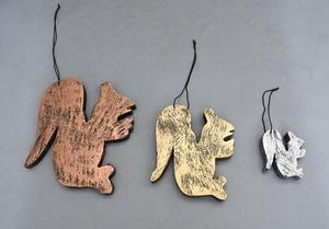 Adornos navideños de color hechos a mano, artículos metálicos de cobre y hierro para el hogar, decoración elegante del hogar, plástico artificial - Product Image 5