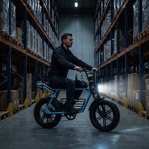 Vélo électrique rétro à pneus larges, économique et performant, avec écran LCD, expédition depuis l'entrepôt pour commandes en gros prêtes à être expédiées - Product Image 4