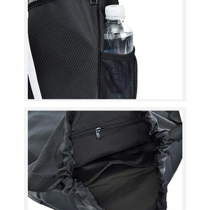 2024 Mess Sports Custom Logo Water Resistant PU 30-40L Duffle Gym <b>Bag</b> Black for Men Travel - Product Image 5