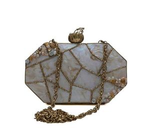 Bolso de Mano de Resina Hecho a Mano, Bolso de Diseñador de Lujo, Cierre de Piedra con Logotipo, Ecológico, Moda de Verano, Abierto, Alta Calidad, Mejor Precio, Regalo - Product Image 3