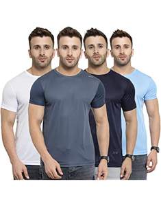 Camiseta clásica negra de manga corta con cuello en U y cuello redondo de algodón suave liso con estampado de cuello redondo - Product Image 6