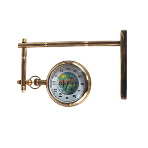 El mejor precio, escritorio de latón de estilo vintage o Reloj de mesa, técnica chapada, evoca una sensación de encanto antiguo y Aventura Náutica - Product Image 5