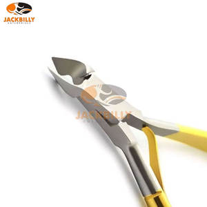 Pince à cuticules en acier inoxydable de qualité supérieure Jackbilly Enterprises, demi-or, coupe-ongles, coupe-ongles, 10 cm, lame pointue, lame droite - Product Image 6