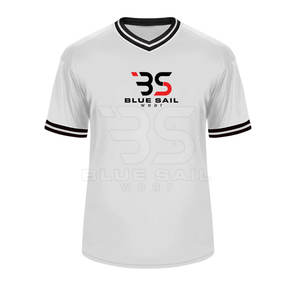 Dernier maillot de baseball personnalisé à quantité minimale de commande basse Vêtements de softball respirants pour garçons Nouveau design Vêtements de sport Chemise de baseball - Product Image 3