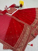 Nouvelle conception de robe de mariée, couleur personnalisée, fête de mariage spéciale, broderie en fausse fourrure de renard, lehenga choli dupatta personnalisé
