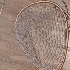 ตาข่ายจับและปล่อยด้วยมือทำจากไม้มีตะขอแขวนแบบยาวและลึกสำหรับตกปลาเทราต์ - Product Image 1