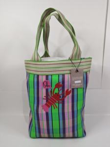 Nuevo diseño de moda, logotipo personalizado, bordado, bolsa de plástico reciclado para mujer con asa para uso diario, duradera para mujer y Niña - Product Image 3