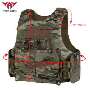 VT-8545トレーニングベスト ヤケダ ファストリリース タクティカルプレートキャリア 迷彩 モールシステム ハンティング用 個人防衛装備 - Product Image 2