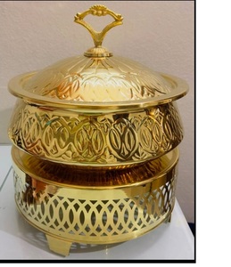 Fournitures hôtelières : Ensemble de plats chauffants en acier inoxydable de 6 L, chauffe-plats pour buffet et équipement de maintien au chaud pour la restauration - Product Image 2