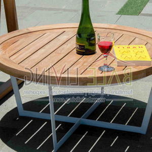 โต๊ะกาแฟทำจากไม้สักเนื้อแข็งสไตล์มินิมอลเฟอร์นิเจอร์ในบ้านเป็นมิตรกับสิ่งแวดล้อมแบบอินโดนีเซีย - Product Image 5