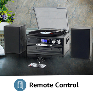 Hệ thống Hi-Fi Máy ghi âm cổ điển với 2 loa âm thanh nổi Máy nghe nhạc đa chức năng - Product Image 5