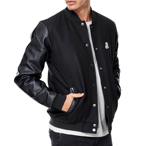 Chaquetas Varsity Personalizadas para Hombre, Nueva Moda 2026, Diseño Sólido, Precio Accesible, para Uso en Exteriores - Product Image 4