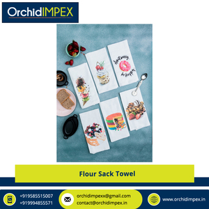 Vente en gros de qualité supérieure couleur et taille personnalisées imprimées sac à farine torchons de cuisine très durables - Product Image 5