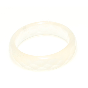 White Agate Natural Stone <b>Ring</b> Loose Nature <b>Crystal</b> Product - Product Image 2