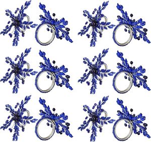 Anneaux de serviette élégants de qualité supérieure Design exclusif Décoration de table Accessoires de fête-Vaisselle à manger en polyéthylène en papier - Product Image 6