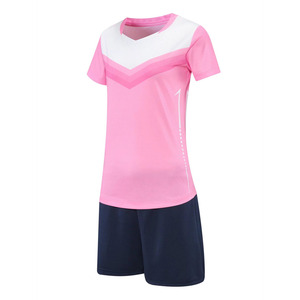 Ostriya Intl OEM Service High Quality 100% Polyester Women's Volleyball Uniform V-neck Quick Dry Anti-Bacterial Heat-Transfer - Product Image 1