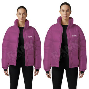 เสื้อแจ็คเก็ตบับเบิ้ลผู้หญิงทรงหนา ให้ความอบอุ่น เหมาะสำหรับอากาศหนาวและกิจกรรมกลางแจ้ง - Product Image 4