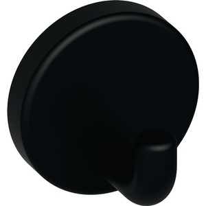 Right Angle <b>Wall</b> <b>Hook</b> 801.90B010 Single <b>Hook</b> 30mm Deep Black PA Material - Product Image 1