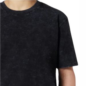 Camiseta para hombre Vintage Oversized 100% Cotton T-Shirt Heavyweight Acid Wash Diseño impreso 250 Gramos Peso de la tela - Product Image 5