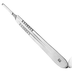 ใบมีดสำหรับผ่าตัดแบบมืออาชีพด้ามจับใบมีดสแตนเลสห้องผ่าตัด (ขนาดใบมีด10, 11, 12, 13, 15, 17) ราคาขายส่ง - Product Image 2