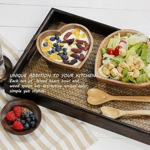 HF Crafts Frutero de madera natural Hecho a mano Eco-Consciente Desayuno Tazón para servir Precio al por mayor de frutas frescas - Product Image 4